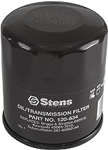 Black Stens brand oil transmission filter with part number visible.