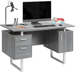 OFFICE DESK 51.25" GRAY