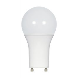 LED light bulb on a white background.