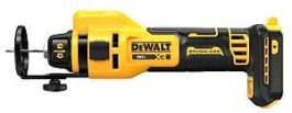 Yellow and black DeWalt cordless reciprocating saw on a white background.