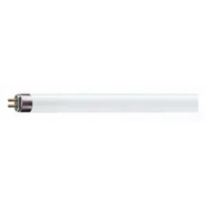 Fluorescent tube light on a white background.