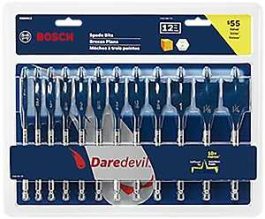 DRILL BIT SET 12PC SPADE