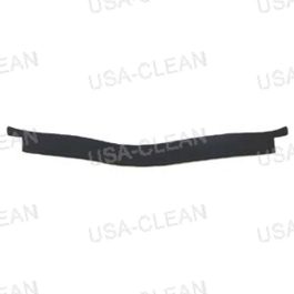 Black squeegee blade for a floor-cleaning machine on a white background.