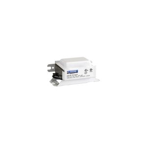 An isolated metal halide ballast on a white background.