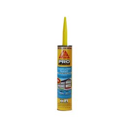 A tube of Sika Pro Select construction sealant on a white background.
