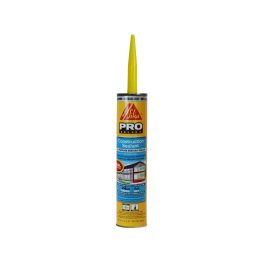 Tube of Sika Pro Select construction sealant on a white background.