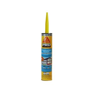 Tube of Sika Pro Select construction sealant on a white background.