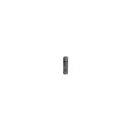 A small metal cylinder isolated on a white background.