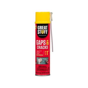 A can of Great Stuff insulating foam sealant for gaps and cracks.