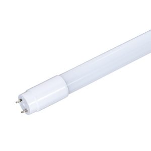 Fluorescent tube light on a white background.
