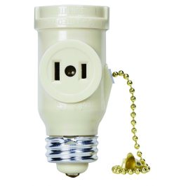 a light bulb with a plug