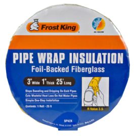 pipe wrap insulation roll