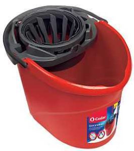 BUCKET W/WRINGER 2.5GL PLASTIC