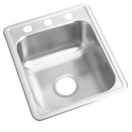 SINK STAINLESS 17" X 21" X 8"