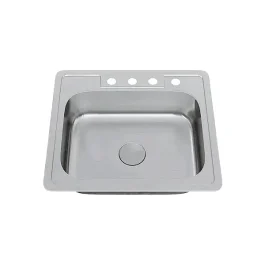 SINK STAINLESS STEEL 25X22X8