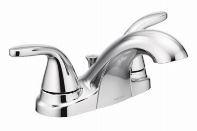 FAUCET BATH 4" 2-HANDLE CHROME
