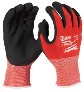 MILWAUKEE NITRILE GLOVES RED