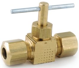 VALVE SHUT OFF 1/4"X1/4"COMP
