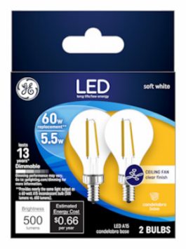 BULB LED A15 5.5W 2700K E12