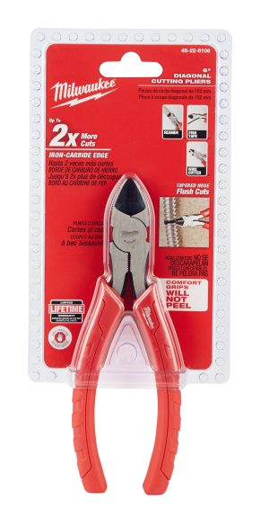 MILWAUKEE PLIERS 6" DIAGONAL