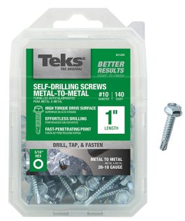 SCREW HEX WASHER HEAD #10X1"