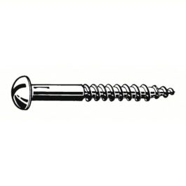 WOOD SCREW #10X1-1/4 18/BX