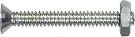 STOVE BOLT #10-24X3/4 10/BX