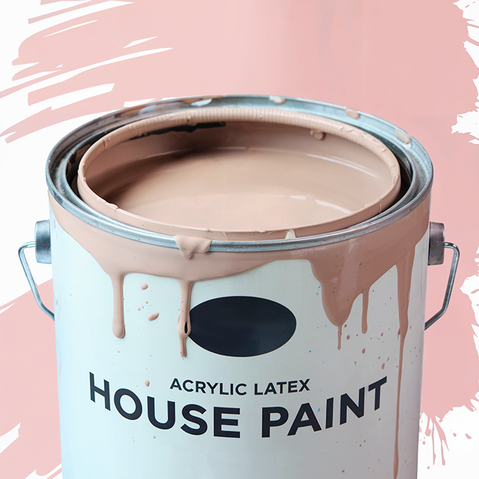 acrylic latex house paint can