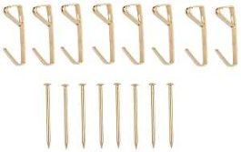 BRASS PICTURE HANGERS 10LB