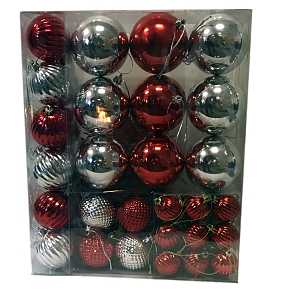 CHRISTMAS ORNAMENT 53PC
