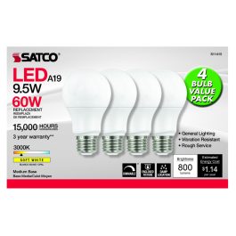BULBS LED 9.5WT A19 3000K