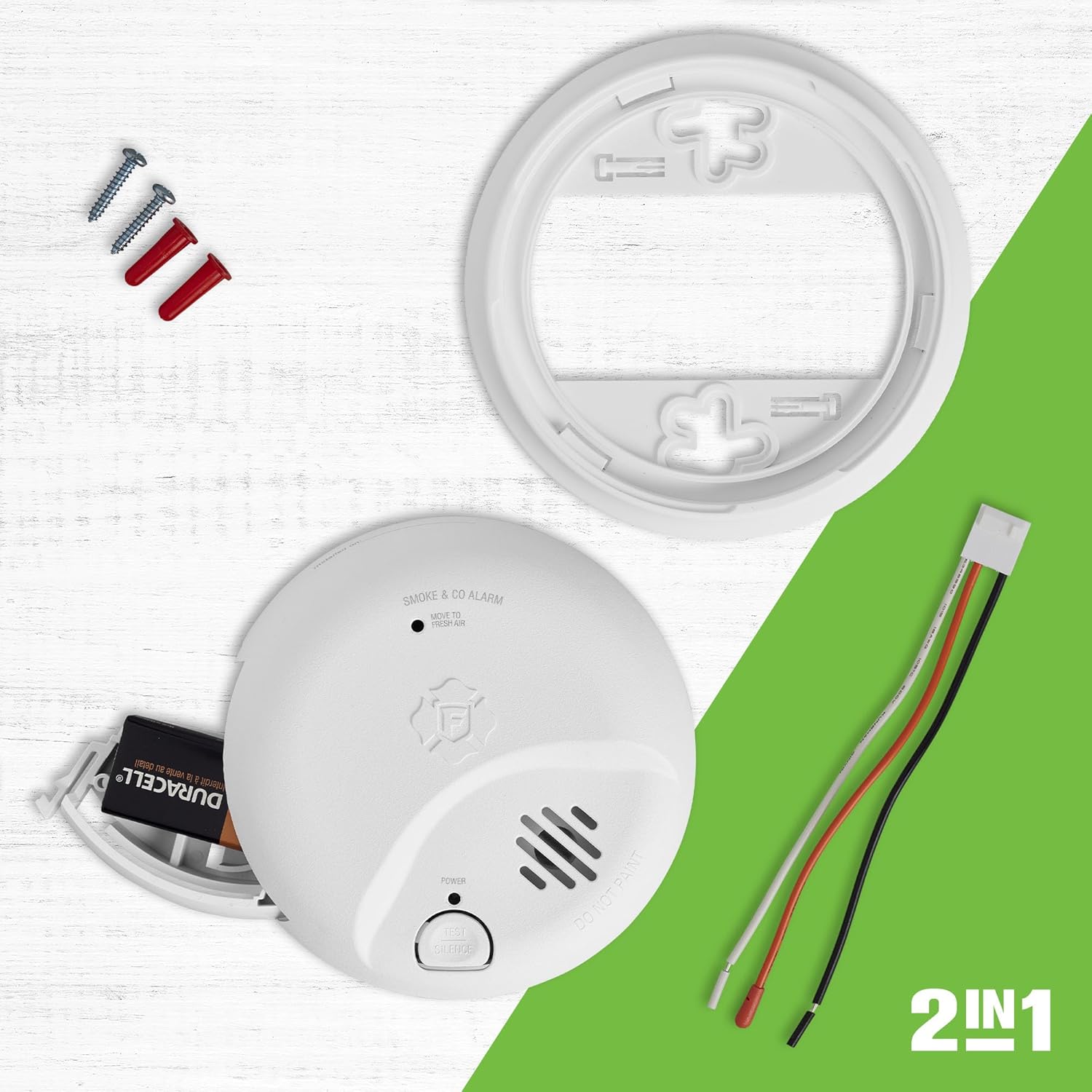 SMOKE/CO COMBO ALARM HARDWIRED
