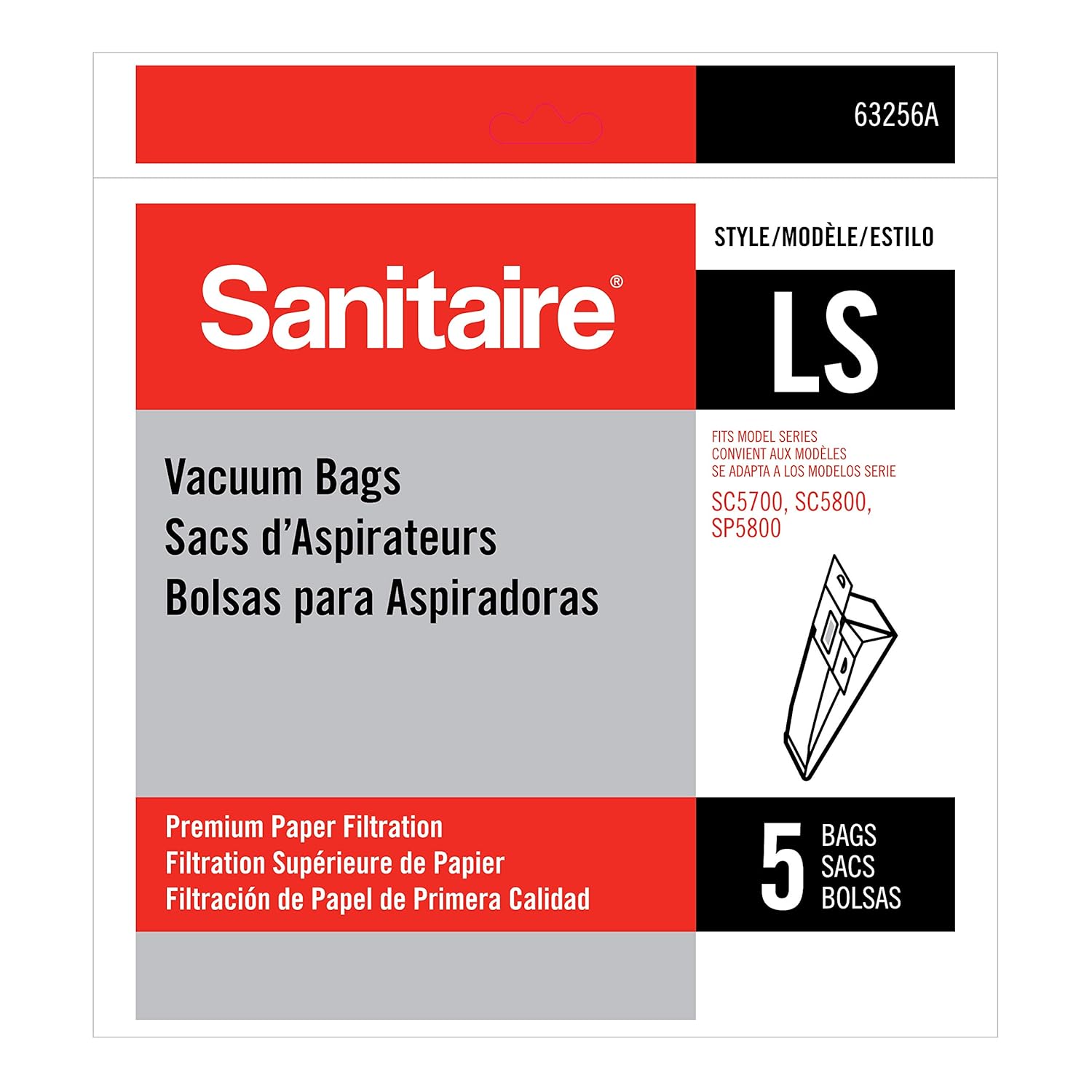 VACUUM BAG SANITAIRE 63256A