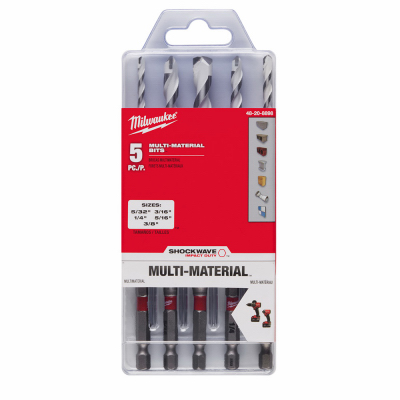 MILWAUKEE DRILL BIT SET 5PC
