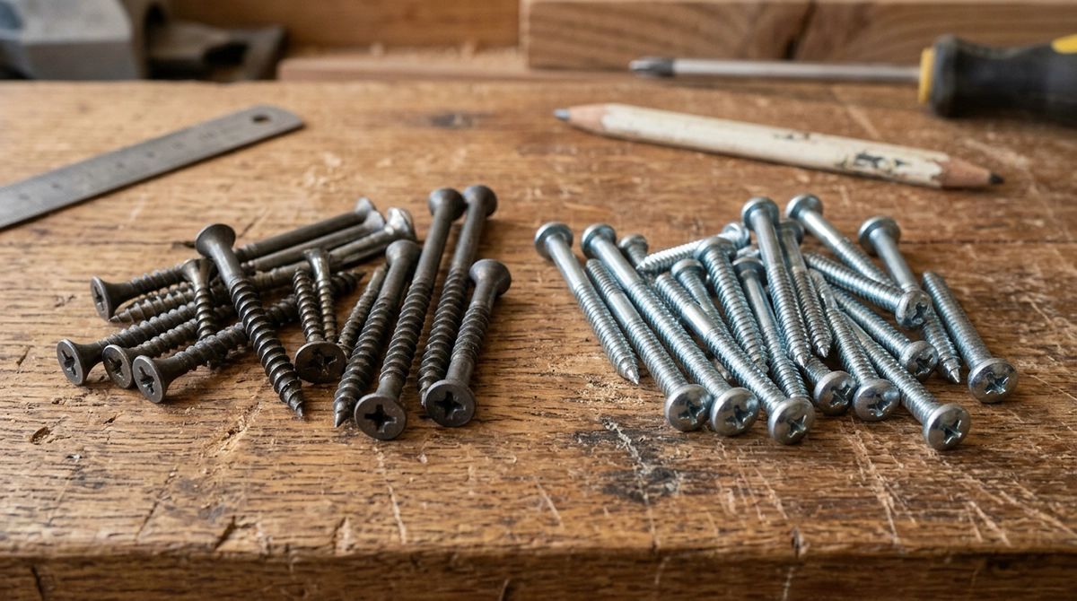 wood screws and metal screws