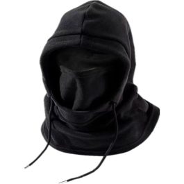 FLEECE HOOD 4-IN-1 BLACK