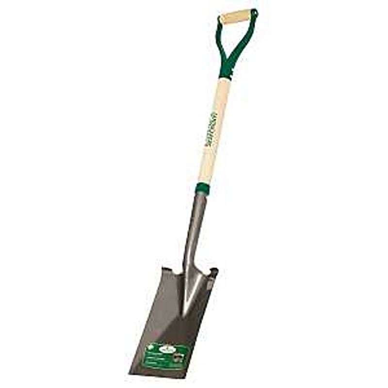 SHOVEL D-HANDLE SPADE SQ.BOT