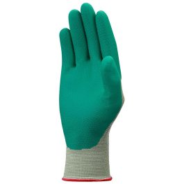 GLOVES KNIT GREEN DIPPED