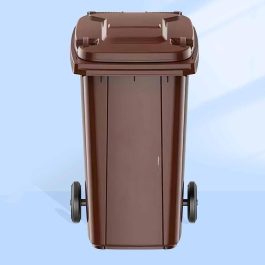 TRASH CAN W/ WHEELS & LID
